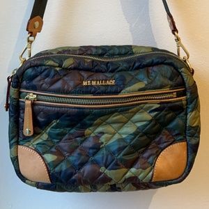MZ Wallace Small Green Camo Crosby